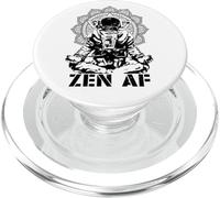 Yoga Astronauta Zen AF Divertente Mandala Meditazione Lotus Pose PopSockets PopGrip per MagSafe