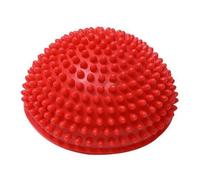Yoga Ball Half-Ball Muscle Foot Body Esercizio Stress Release Fitness Yoga Massage Ball for tecniche equilibrate Allenamento fitness fisico Ball Yoga(Red)