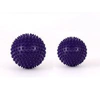 Yoga Ball Sport Stress Relief 7 centimetri Durable 9 centimetri Spiky sfera di massaggio for massaggi Spike Trigger Point mano Corpo dolore del piede sfera di yoga Ball Yoga(Purple-7cm-1pcs)