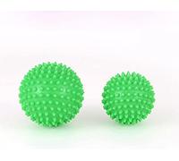 Yoga Ball Sport Stress Relief 7 centimetri Durable 9 centimetri Spiky sfera di massaggio for massaggi Spike Trigger Point mano Corpo dolore del piede sfera di yoga Ball Yoga(Green-9cm-1pcs)