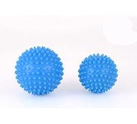 Yoga Ball Sport Stress Relief 7 centimetri Durable 9 centimetri Spiky sfera di massaggio for massaggi Spike Trigger Point mano Corpo dolore del piede sfera di yoga Ball Yoga(Blue-9cm-1pcs)