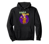 Yoga Bear Divertente Yogi Yoga Allenamento Felpa con Cappuccio