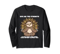 Yoga bradipo Give me the Strength, pace interiore Maglia a Manica