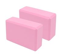 Yoga Brick - 2 Pack Stretch Blocks | Wedge Shaped, Slip-Resistant Yoga Blocks For Balance, Stretching, Handstands, Palestra, Home Workouts, Squatting, Meditazione, And Beginner Exercises