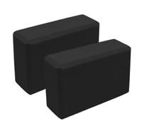 Yoga Brick Set - 2 Exercise Blocks for Training | Slip-Resistant Wedge Stretcher, Portable Workout Aid for Hot Yoga, Gym Beginners, Handstand Practice, Home Sports, Squatting and Meditation