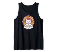 Yoga camicia gatti mandala meditazione Canotta