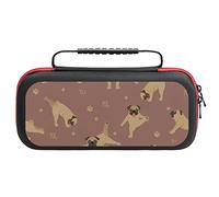 Yoga Cani ed Esercizi Pug Interruttore Custodia rigida Shell Custodia per Console Accessori Viaggio Custodie per Interruttore