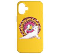 Yoga Chakra Buddha Meditazione Mandala cat Pilates gatto Custodia per iPhone 16 Plus