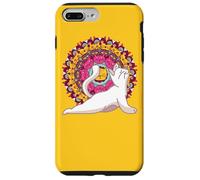 Yoga Chakra Buddha Meditazione Mandala cat Pilates gatto Custodia per iPhone 7 Plus/8 Plus