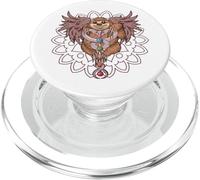 Yoga Chakra Buddha Meditazione Mandala Sloth Bradipi PopSockets PopGrip per MagSafe