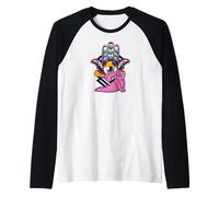Yoga Chakra Meditazione Coniglio Contrology Pilates Maglia con Maniche Raglan