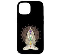 yoga chakra namaste buddha energie loto karma om Custodia per iPhone 15