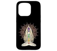 yoga chakra namaste buddha energie loto karma om Custodia per iPhone 15 Pro