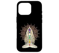 yoga chakra namaste buddha energie loto karma om Custodia per iPhone 16 Pro