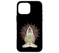 yoga chakra namaste buddha energie loto karma om Custodia per iPhone 16 Pro Max