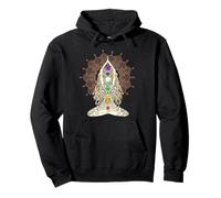 yoga chakra namaste buddha energie loto karma om Felpa con Cappuccio