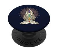 yoga chakra namaste buddha energie loto karma om PopSockets PopGrip Adesivo