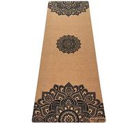 YOGA CORK MAT 5.5mm MANDALA BLACK