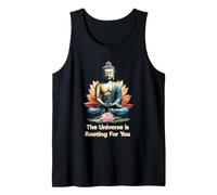 Yoga del Fiore di Loto del Buddha L'Universo Fa Il tifo per Te Canotta