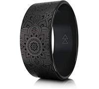 Yoga Design Lab Ruota da yoga, con stampa ecologica, extra resistente, imbottita, per esercizi di Dharma, migliora le tue posture e allunga più in profondità (notte di mandala)
