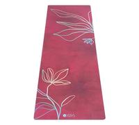 Yoga Design Lab - Tappetino da yoga combinato, ecologico, ideale per hot yoga, Power, Bikram, Ashtanga, sudore, qualità da studio, include tracolla per il trasporto (Iris, 5,5 mm)