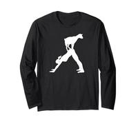 Yoga di Capra in Posa del Cane Yoga Verso Il Basso Maglia a Manica