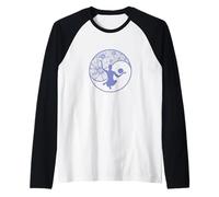 Yoga di Meditazione Yin e Yang in Armonia Maglia con Maniche Raglan