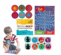 Yoga Dice - Fun Exercise Dice Kid Yoga Accessories, Exercise Dice For Workouts, Educational Kids Fitness Equipment, Fitness Dice For Kids, Family, Friends, Home, Beginner