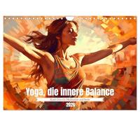 Yoga, die innere Balance (Wandkalender 2026 DIN A4 quer), CALVENDO Monatskalender: Übungen, Meditation und innere Einkehr durch Yoga