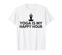 Yoga è Il Mio Happy Hour Peace Yoga Amante Uomini Donne Maglietta
