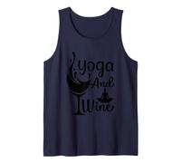 Yoga E Meditazione Vino Posa Wine Lover Relax Canotta