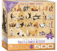 Yoga È Un'Attività Familiare Puzzle Da 500 Pezzi