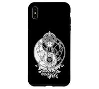 Yoga Elefante Dio Ganesh Ganesha Indiano Yin Yang Simbolo Custodia per iPhone XS Max