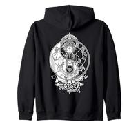 Yoga Elefante Dio Ganesh Ganesha Indiano Yin Yang Simbolo Felpa con Cappuccio