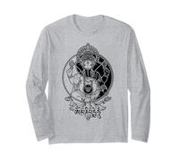 Yoga Elefante Dio Ganesh Ganesha Indiano Yin Yang Simbolo Maglia a Manica