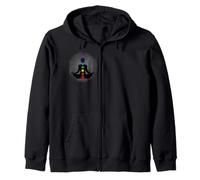 Yoga energia Chakra Namaste Buddha Donna Karma Om Felpa con Cappuccio