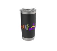 Yoga Evolution Contrology Ginnastica Gravidanza Pilates Bicchiere termico in acciaio inox doppia parete