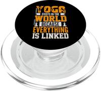 Yoga Exists In The World Because Everything Is Linked PopSockets PopGrip per MagSafe