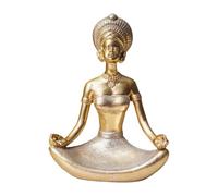 Yoga Figurine - Resin Meditation Statue, Modern Tabletop Home Ornament