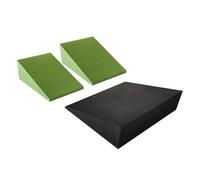 Yoga Foam Wedge, Calf Stretch Slant Board, Squat Wedge Incline Block, Back Support, Non-Slip Footrest Cushion, 3.54/4.72 inches Physical, Support for Home Gym and Seniors