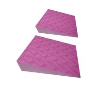Yoga Foam Wedges 2 Pezzi, EVA Lightweight Esercise Wedge Blocks, Angled Workout Wedge for Squats Pushups Planks, No Slip Fitness Wedges for Pilates Rehab Bilancia, Supporto per piede