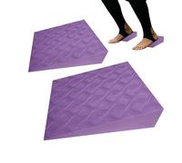 Yoga Foam Wedges - 2 Pieces EVA Supportive Lightweight | Work Out Block for Pilates Squats, Pushups for Planks Fitness, Foot Rehabilitation Balance Features, Strength Training Gym Usage