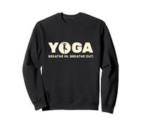 Yoga inalazione, design retrò Balance Felpa