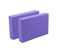 Yoga-Mad Blocco yoga EVA, set da 2, blocco antiscivolo ad alta densità per yoga, pilates e allenamento a casa, 30 cm x 20 cm x 5 cm