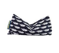 Yoga-Mad Blu, Cuscino per Occhi da Yoga Semi di Lino e Lavanda, Motivo Unisex, Taglia