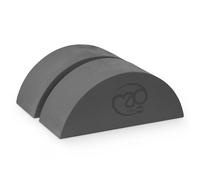 Yoga-Mad Crescent Foam Block | Blocco ergonomico semicircolare EVA per stretching, fitness, meditazione e pilates | Confezione da 2 blocchi | 25 x 9 x 10 cm