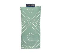 Yoga-Mad Cuscino per Occhi da Yoga, Unisex, con Motivo Verde, Semi di Lino e Lavanda, Diamante Pastello, Dimensioni