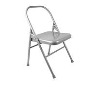 Yoga Mad Reinforced Folding, Tappetino da Yoga Pieghevole Unisex Adulto, Argento-Argento