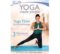 Yoga Made Simple: Yoga Flow - Fit, Firm & Flexible - 3 Workouts for Beginners and Improvers - by TV Sports presenter Alexandra Legouix - Fit for Life Series [DVD] [2020]