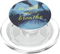 Yoga Mantra Citazione blu tropicale Le nuvole del cielo PopSockets PopGrip per MagSafe